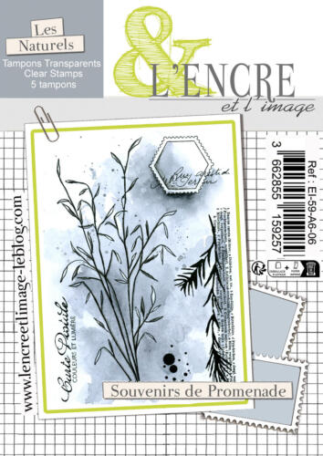 Tampon Clear - SOUVENIRS DE PROMENADE - Collection Les Naturels - L'Encre & l'Image