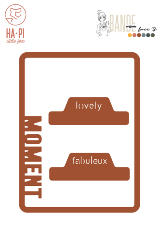 Dies Découpe - CADRE MOMENT - Collection BANDE ORIGINALE FACE B - Ha.Pi Little Fox