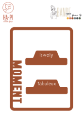 Dies Découpe - CADRE MOMENT - Collection BANDE ORIGINALE FACE B - Ha.Pi Little Fox
