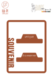 Dies Découpe - CADRE SOUVENIR - Collection BANDE ORIGINALE FACE B - Ha.Pi Little Fox