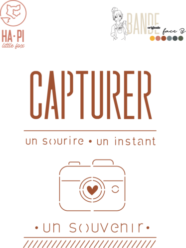 Dies Découpe - CAPTURER - Collection BANDE ORIGINALE FACE B - Ha.Pi Little Fox