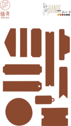 Dies Découpe - MULTI ETIQUETTES - Collection BANDE ORIGINALE FACE B - Ha.Pi Little Fox