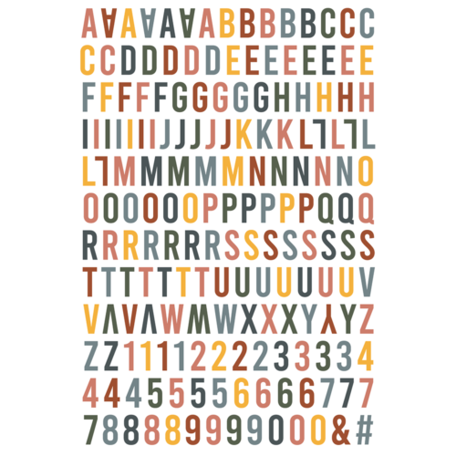 HA.PI LITTLE FOX - Stickers Puffy Alphabet - BANDE ORIGINALE FACE B