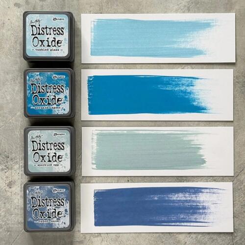 Encre Distress Oxide - ASSORTIMENT de 4 Mini Pads N°10 - Ranger Ink by Tim Holtz