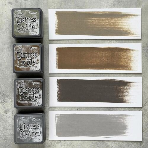 Encre Distress Oxide - ASSORTIMENT de 4 Mini Pads N°12 - Ranger Ink by Tim Holtz