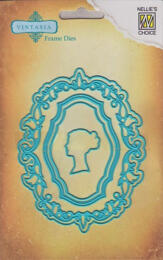 Dies Nellie's - Vintasia Round With Grid D011