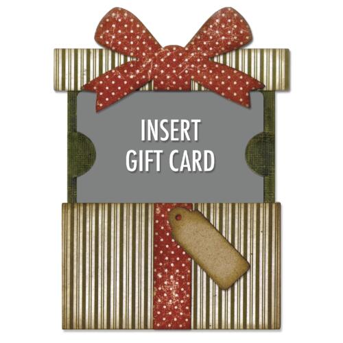 Dies SIZZIX - GIFT CARD PACKAGE - PAQUET DE CARTES CADEAUX - Matrice de découpe Tim Holtz