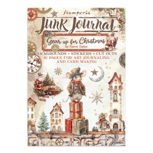 JUNK JOURNAL - GEAR UP FOR CHRISTMAS A4 - Stamperia