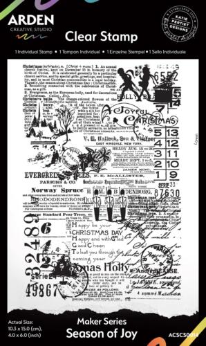 Tampon Clear - SEASON OF JOY - Arden Creative Studio