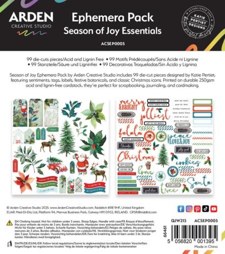 ARDEN CREATIVE STUDIO - Season of Joy - Ephemera Pack Essentials