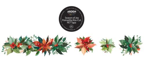 ARDEN CREATIVE STUDIO - Season of Joy - Stickers PET Poinsettia Kiss