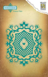 Dies Nellie's - Vintasia Square With Grid D009