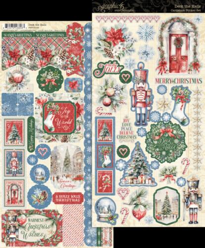 STICKERS SET - Stickers DECK THE HALLS - Collection Graphic 45
