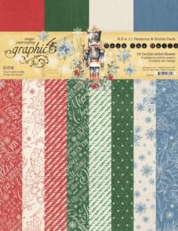 Graphic 45 - DECK THE HALLS -  Patterns & Solids  A4 8.5x11