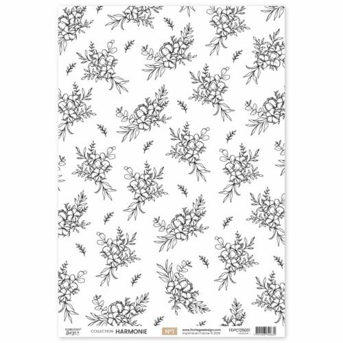 Florilèges Design - HARMONIE - Papier Calque A4 n°1