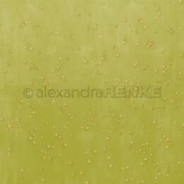 Alexandra Renke - Papier Uni Scrap VERT CHARTREUSE n°3931