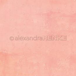 Alexandra Renke - Papier Uni Scrap ROSE APRICOT n°3934
