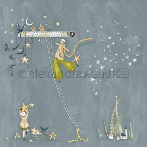 Alexandra Renke - Papier Uni Scrap Thème de Noël n°3886