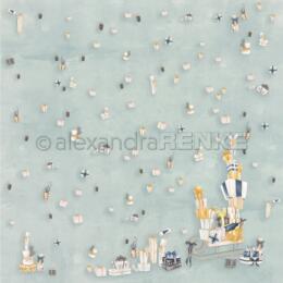 Alexandra Renke - Papier Uni Scrap Thème de Noël n°3900