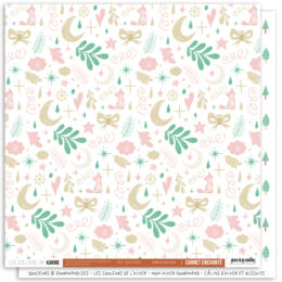 Les Ateliers de Karine - CARNET ENCHANTE - Papier n°6 Magie d'Hiver
