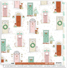Les Ateliers de Karine - CARNET ENCHANTE - Papier n°4 Aux Portes de l'Hiver