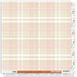 Les Ateliers de Karine - CARNET ENCHANTE - Papier n°3 Bouquet de Gui