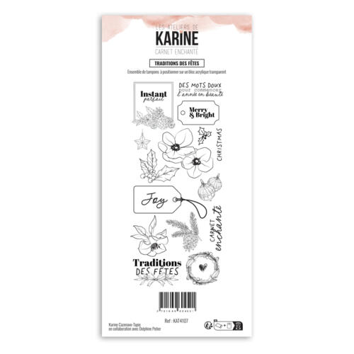 Tampons Clear - CARNET ENCHANTE - TRADITIONS DES FETES - Les Ateliers de Karine