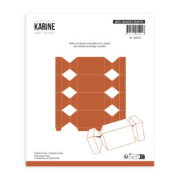 Dies Découpe Les Ateliers de Karine - Matrice de découpe BOITE CRACKER A REMPLIR - Collection CARNET ENCHANTE