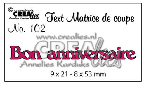 Dies Crealies - BON ANNIVERSAIRE cltm102