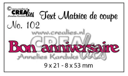 Dies Crealies - BON ANNIVERSAIRE cltm102