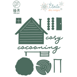 Dies Découpe - CHALET COZY - Collection ETOILE DES NEIGES - Ha.Pi Little Fox