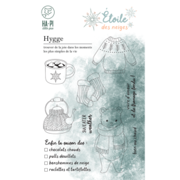 Tampon Clear de Noël - HYGGE - Collection Etoile des Neiges - Hapi Little Fox
