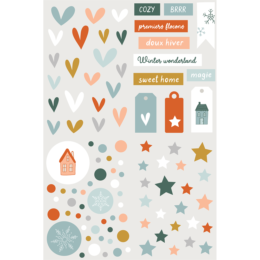 HA.PI LITTLE FOX - Stickers Puffy  - ETOILE DES NEIGES