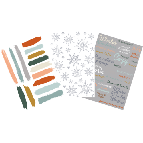 HA.PI LITTLE FOX - Transferts Rub Ons  - ETOILE DES NEIGES