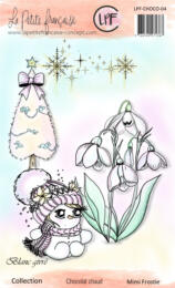 Tampon Clear La Petite Française - MIMI FROSTIE - Collection CHOCOLAT CHAUD