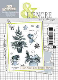 Tampon Clear - LE NOEL DES TROTTE MENU - Collection Les Enfandises - L'Encre & l'Image