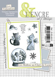 Tampon Clear - LES MALLOW AU CLAIR DE LUNE - Collection Les Enfandises - L'Encre & l'Image
