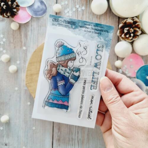 Tampon CLEAR - FILLE SLOW LIFE - Collection ALTITUDE  - Chou Flowers