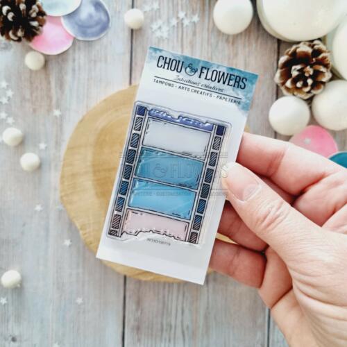 Tampon CLEAR - DIAPO - Collection ALTITUDE  - Chou Flowers