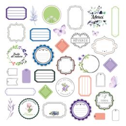 Les Ateliers de Karine - JARDIN SECRET -  Die Cuts Découpes Papier