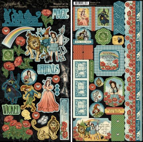 STICKERS SET - Stickers WONDER OF OZ - Collection Graphic 45