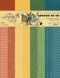 Graphic 45 - WONDER OF OZ -  Patterns & Solids  A4 8.5x11