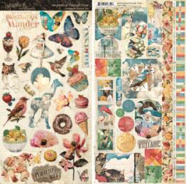 STICKERS SET - Stickers JOURNALING THROUGH TIME - Collection Graphic 45