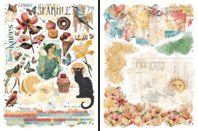 RUBONS - Tranfert JOURNALING THROUGH TIME - Collection Graphic 45