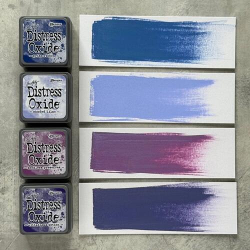 Encre Distress Oxide - ASSORTIMENT de 4 Mini Pads N°5 - Ranger Ink by Tim Holtz