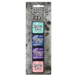 Encre Distress Ink - ASSORTIMENT de 4 Mini Pads N°17 - Ranger Ink by Tim Holtz