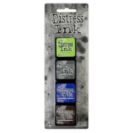 Encre Distress Ink - ASSORTIMENT de 4 Mini Pads N°14 - Ranger Ink by Tim Holtz