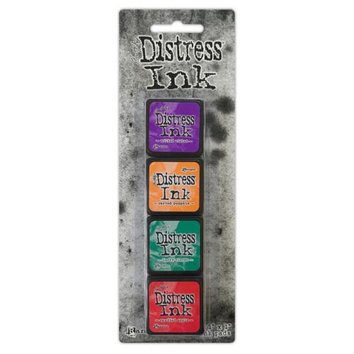 Encre Distress Ink - ASSORTIMENT de 4 Mini Pads N°15- Ranger Ink by Tim Holtz