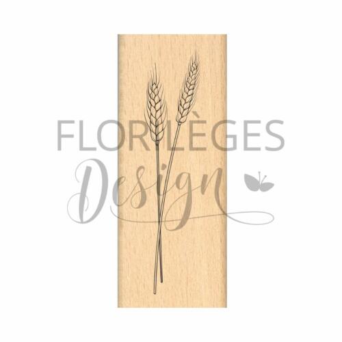 Tampon Bois - EPIS DE BLE - Collection FARANDOLE - Florilèges Design