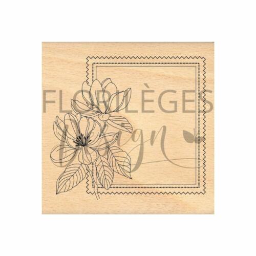 Tampon Bois - COUPON CADRE - Collection FARANDOLE - Florilèges Design